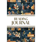 Reading Journal (Watercolor Fall Leaves Bookshelves)