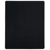 Vidaxl Napenjalna rjuha črna 140x200 cm bombaž