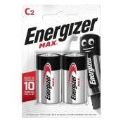 Energizer Energizer MAX C LR14 akumulatorske baterije, 2 kosi, ECO pakiranje, dolga življenjska doba do 10 let, brez živega srebra