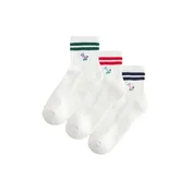 Next Nogavice mornarska/temno zelena/rdeča/bela