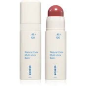Korres Natural Color Multi-Stick Balm večnamensko ličilo za ustnice in lica odtenek Vintage Rose 4.5 g