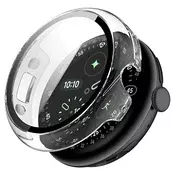 Ovitek z zaščito zaslona Techsuit Defense360 Pro za Google Pixel Watch 4 41mm - prozoren