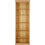 Regal iz masivnega bora v naravni barvi 74x223x37 cm Anita – Storaa