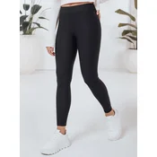 Spodnie damskie legginsy push up czarne Dstreet