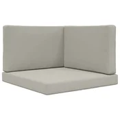 Vidaxl Zunanja blazina za kavč Blago Siva 80 x 80 cm