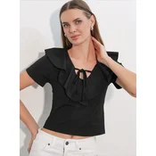 Bigdart Top Crop Top črna