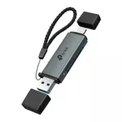 TP-LINK čitač kartica USB 3.0 Type-C/A za SD i MicroSD 3.0, UA430D