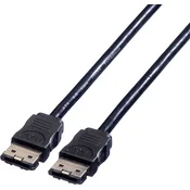 ROLINE Roline trdi disk priključni kabel [1x 7-polni moški konektor eSATA - 1x 7-polni moški konektor eSATA], (20417187)