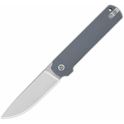 QSP Knife Lark Linerlock Gray G10