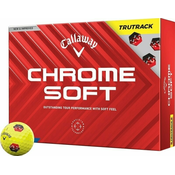 Callaway Chrome Soft 2024 Yellow Golf loptice TruTrack