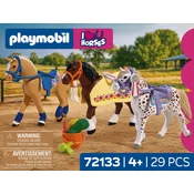 PLAYMOBIL 72133 - Trije zbirateljski konji - 1 k.
