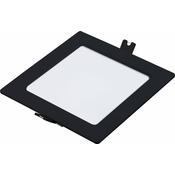 Rabalux Plafonjera Shaun2, 6W, 3000K, Kvadratna, Crna