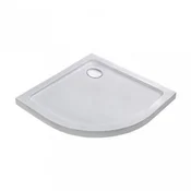 Modena Slim ukrivljen nizek akrilni tuš pladenj 90x90x5,5 cm