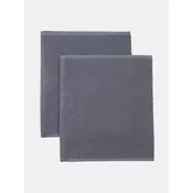 Sinsay - Set peškira sa žakardnim uzorkom 2 pack - tamno siva