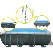 Intex Frame Pool Ultra Quadra XTR 549 x 274 x 132 cm - Bez pumpe, s priborom - 1 kom