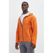 Outdoor jakna Salewa Puez Aqua 4 PTX 2.5L oranžna barva