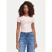 Guess Majica W6YI21 K4337 Roza Slim Fit
