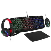 Gamingovska garnitura tipkovnica, miška, slušalke in podloga Blow Destiny 4V1 78-185-
