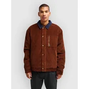 RVCA Trent Cord Jacket chocolate