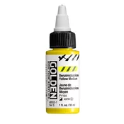 Golden Artist Colors High Flow Akrilna barva Benzimidazolone Yellow Medium 30 ml 1 kos