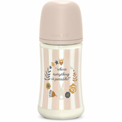 Suavinex Wonderland SX Pro Physiological Anti-Colic steklenička za dojenčke M Medium Flow 3 m+ Pink 270 ml