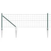 Vidaxl Varjena žična ograja s konicami 50 x 0,6 m (Š x V)