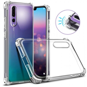 Silikonski ovitek ANTISHOCK za Huawei P Smart Pro - prozoren