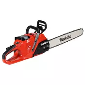 Makita UC030GE103 Baterijska verižna XGT žaga 40 V max. signalno RDEČa, 50 cm 1x mec vklj. 8,0 Ah baterijo in hitri poln
