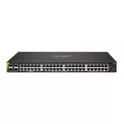 HPE Aruba Networking CX 6000 48G Class4 PoE 4SFP 740W Switch