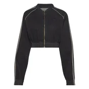 ADIDAS ORIGINALS Prehodna jakna SST siva / črn denim