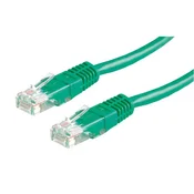 LAN Ethernet patchcord Cat 6 omrežni kabel 0,5 m zelene barve