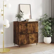 Vidaxl vidaXL Predalnik, dimljen hrast, 60x35x70 cm, material na osnovi lesa