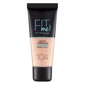 Maybelline Fit Me Matte + Poreless Liquid Foundation 104 Ivory Soft 30ml