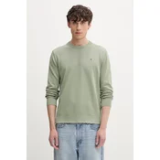 Tommy Jeans Pulover Essential DM0DM22853 Zelena Slim Fit