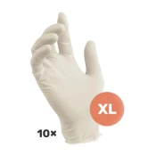 Lateks rokavice, velikost XL, 10 kosov
