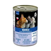 PETREPUBLIC Mokra hrana za mačke z Mackerel v omaki - 400g