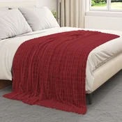 Pokrivaci za bacanje 6 pcs Bordeaux Crvena 200 x 150 cm Runo