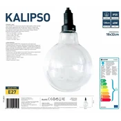 Platinet VISEČA SVETILKA PLATINET KALIPSO E27 KROMIRANA + PROZORNO STEKLO [44029]