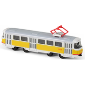 Rappa Kovinski tramvaj rumene barve 16 cm