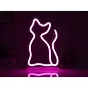 Lampa u obliku mačke iTotal LED ljubičasta XL2761E