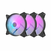 slomart Darkflash c6 3v1 rgb računalniški ventilator 120x120 (črn)