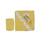 Set Peškir i rukavica za bebe 236424, Žuti