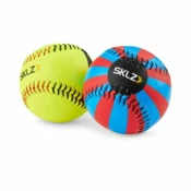 SKLZ Spin Vision Softball komplet 2 učnih žog za rotacijo | Vizualna povratna informacija za popoln met!