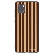 Silikonski črni ovitek za Samsung Galaxy Note 10 Lite N770F - Brown lines