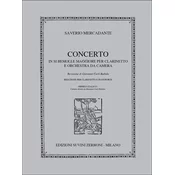 MERCADANTE:CONCERTO IN SI BEMILLE MAGGIORE PER CLARINETTO E PIANO