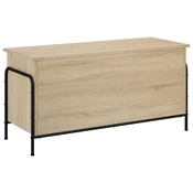 vidaXL Shranjevalna škatla Sonoma hrast 80 x 40 x 49,5 cm