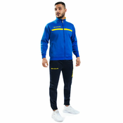 TUTA GIVOVA ONE FULL ZIP POLARFLEECE AZZURRO/GIALLO Tg. S