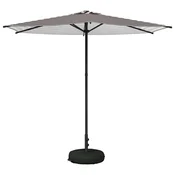 Vrtni Parasol s Podnožjem 270 x 270 cm Poliester Pravokutni
