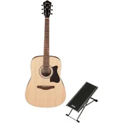 Komplet Ibanez Practice Pack - akusticna gitara Ibanez V40 OPN i stolac za nogu
