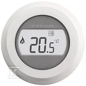 slomart EEVOHOME termostat za eno cono, okrogel, z LCD zaslonom, brezžičen.